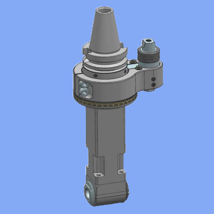 角度头 小孔型 侧铣头 直角铣头 d90-13n-155l高精度 加工 高速