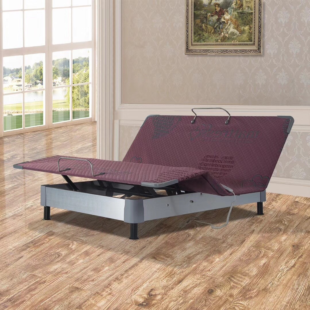 厂家批发定制智能电动床升降床医疗床乳胶床垫黄麻乳胶床椰棕床垫