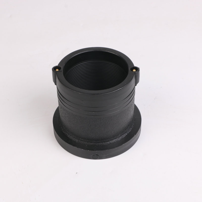 现货黑色pe电熔法兰根 大口径pe法兰根63-315mm