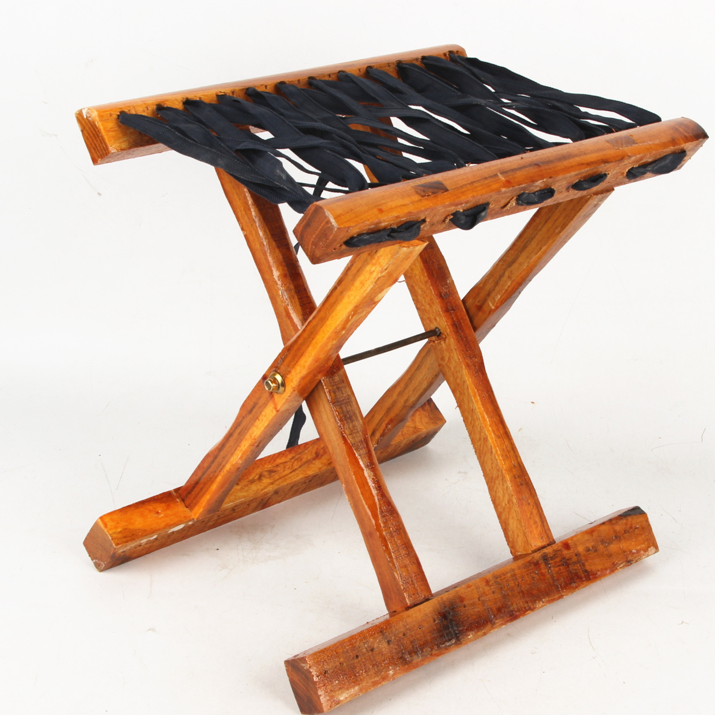 加粗实木马扎 烧烤 龙虾 摆摊马扎子 折叠凳子 多元店货源 礼品