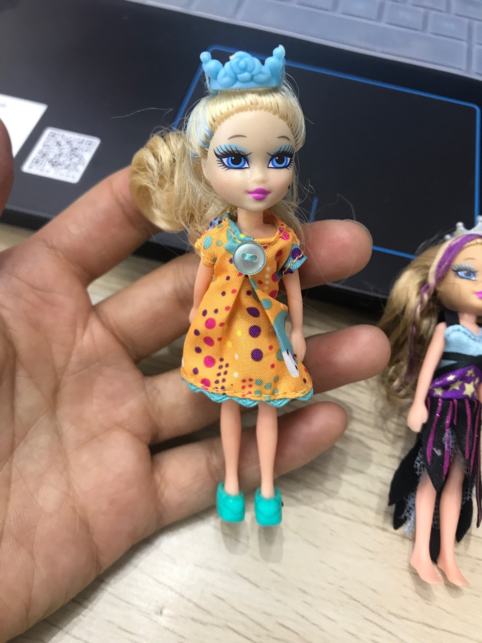 fits 8cm 10pcs/lot fshion clothes dress birthday gift doll for 3