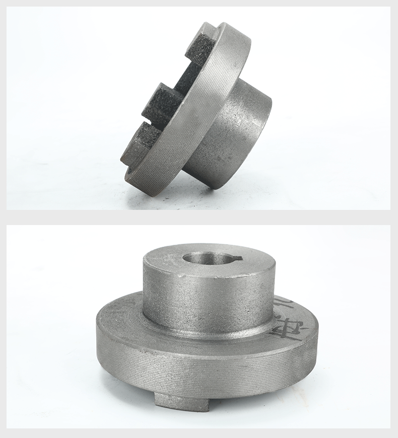 三爪联轴器靠背轮电机水泵连接轮 铸铁105小头三爪联轴器厂家直销