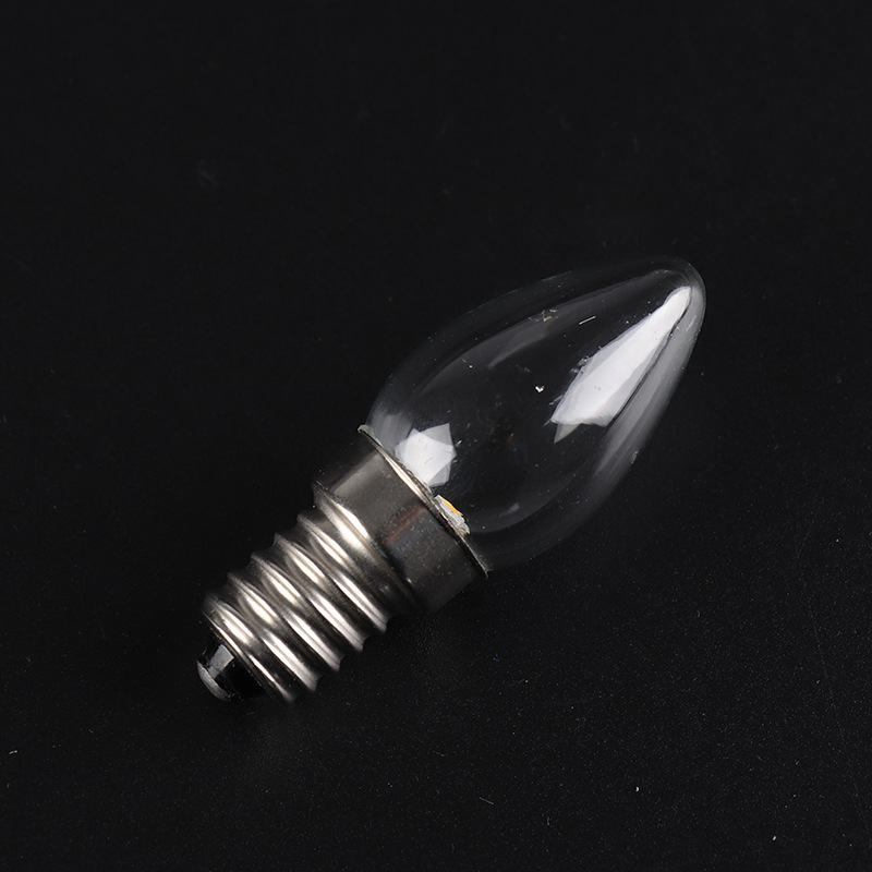 e12冰箱小灯泡 盐晶灯香薰灯小夜灯用发热钨丝灯泡 玻璃灯头