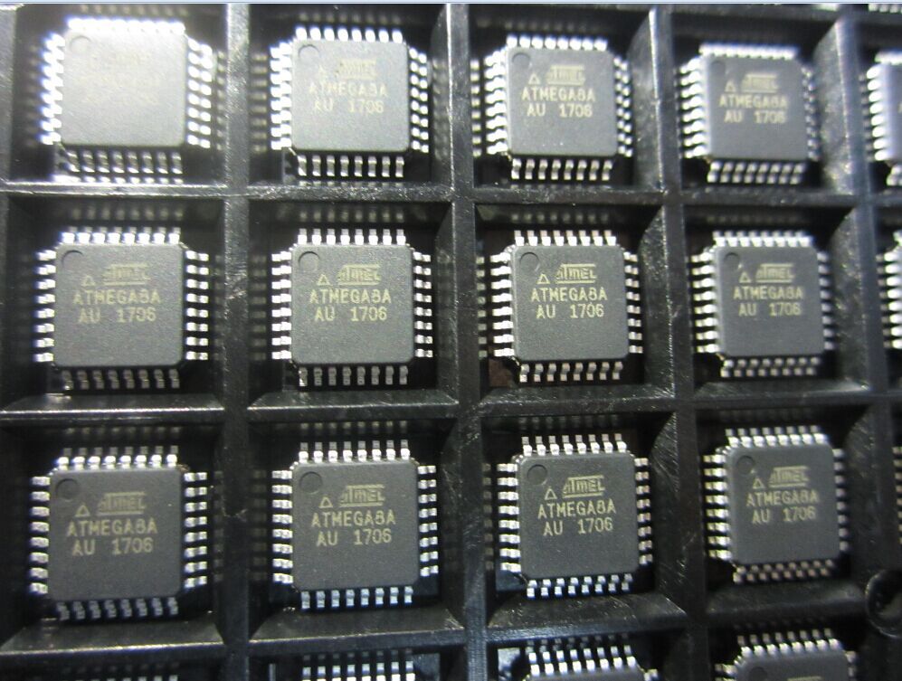 【原装】atmega8a-au atmega8a 微控制器 ic mcu 单片机烧录