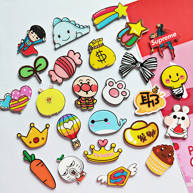 卡通亚克力胸针扣糖果包包配饰可爱徽章创意学生装饰个性潮流勋章