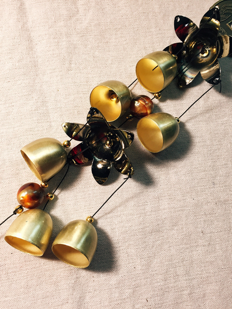 批发复古金属铃铛风铃吉祥龙古铜风铃挂饰礼品