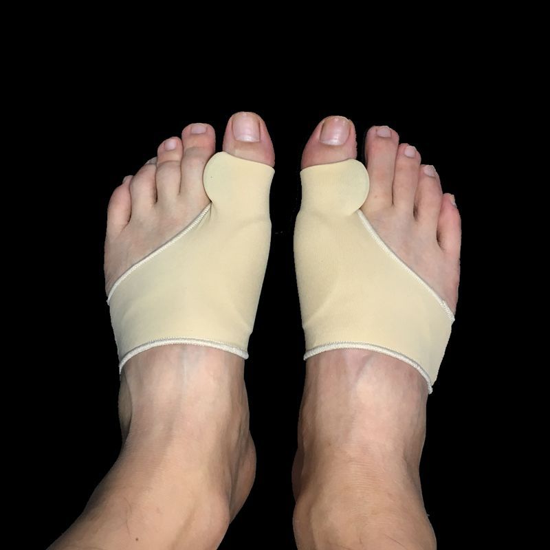 脚趾外翻矫正器布料加胶硅胶大脚骨防磨拇外翻矫正内包硅胶