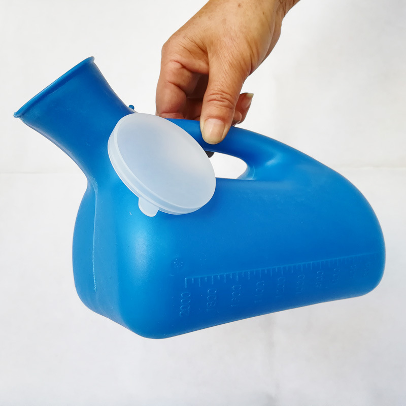 小车上接尿器男用尿壶老人男家用大人尿桶移动马桶车载小便器夜壶