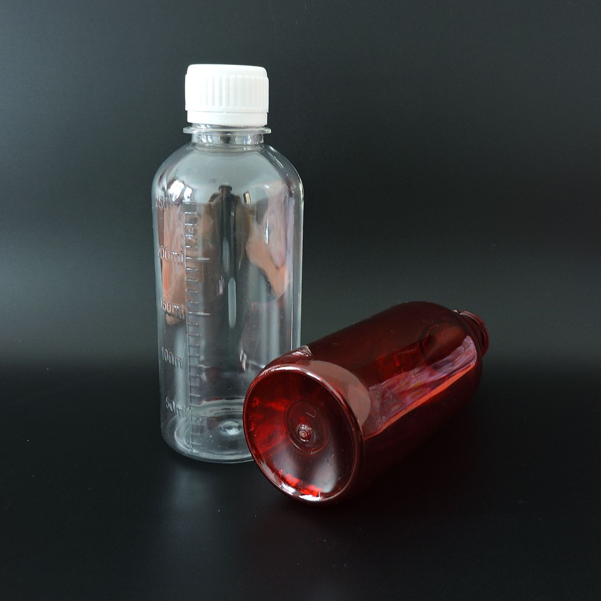 批发200ml茶色塑料瓶 pet液体塑料瓶 200ml液体分装瓶 口服液瓶子