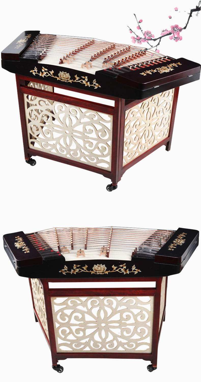 乐魂乐器专业贴麦草花401扬琴乐器 订购送扬琴架子琴竹扳手