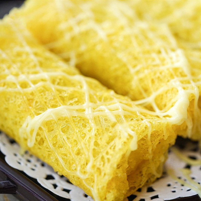 大笑金枕榴莲卷 酒店半成品广式速冻点心油炸食品250g 约25g/个