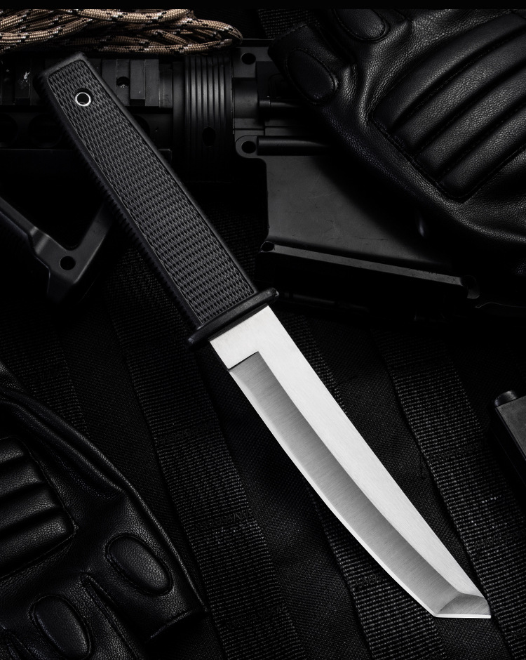 户外刀具登山露营防身随身军刀野外战术便携高硬度小刀锋利直刀