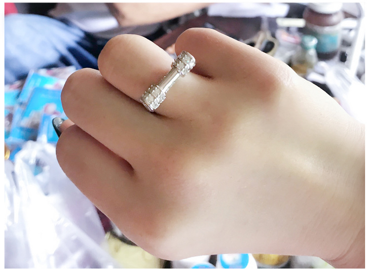 泰国原庙恭请 阿赞白矿符管人缘鸟戒指 925开口ring戒指女