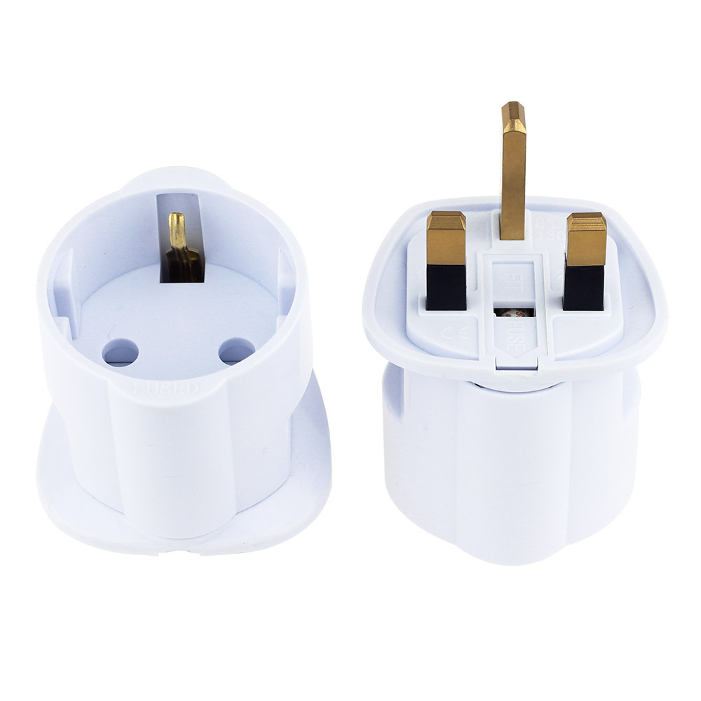 欧标转英标插头转换插头 欧规转英规电源转换器 德标转英标插头