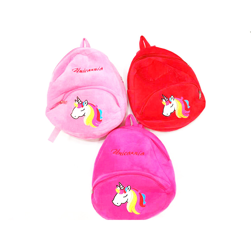 Baby Wings Unicorn Schoolbag Student Cartoon Schoolbag Wholesale Children's Book Backpack Kindergarten