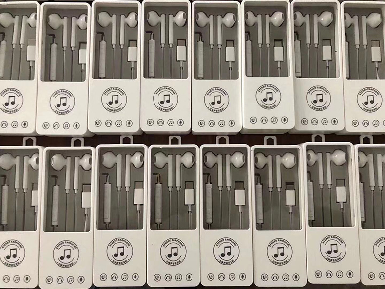 适用于华为p20线控耳机 type c通话入耳式 i7/8x手机蓝牙弹窗耳机