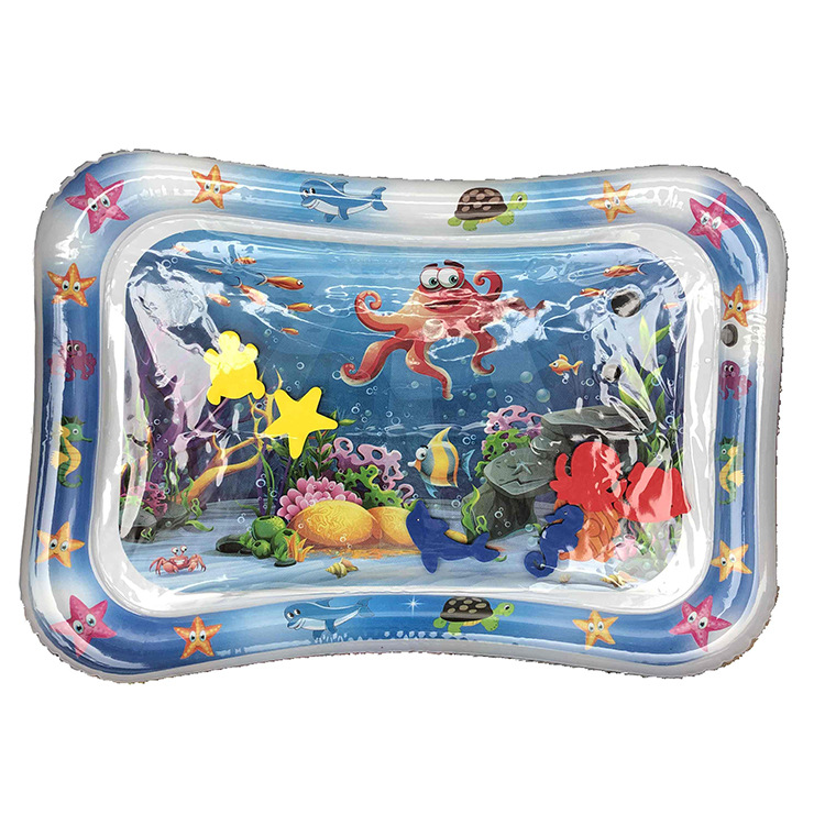 Factory Direct Supply in Stock Baby Inflatable Water Cushion Fishing Game Pat Mat Outdoor Small Toy Foldable