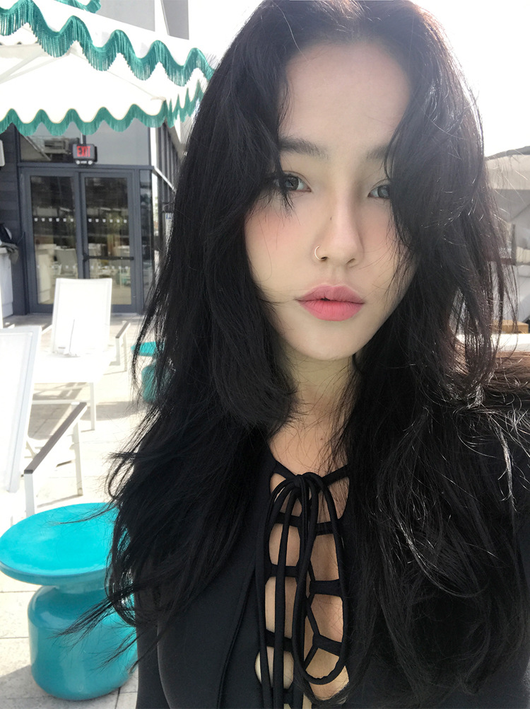 韩国泳衣女士保守长袖连体遮肚显瘦高腰性感比基尼新款温泉游泳装