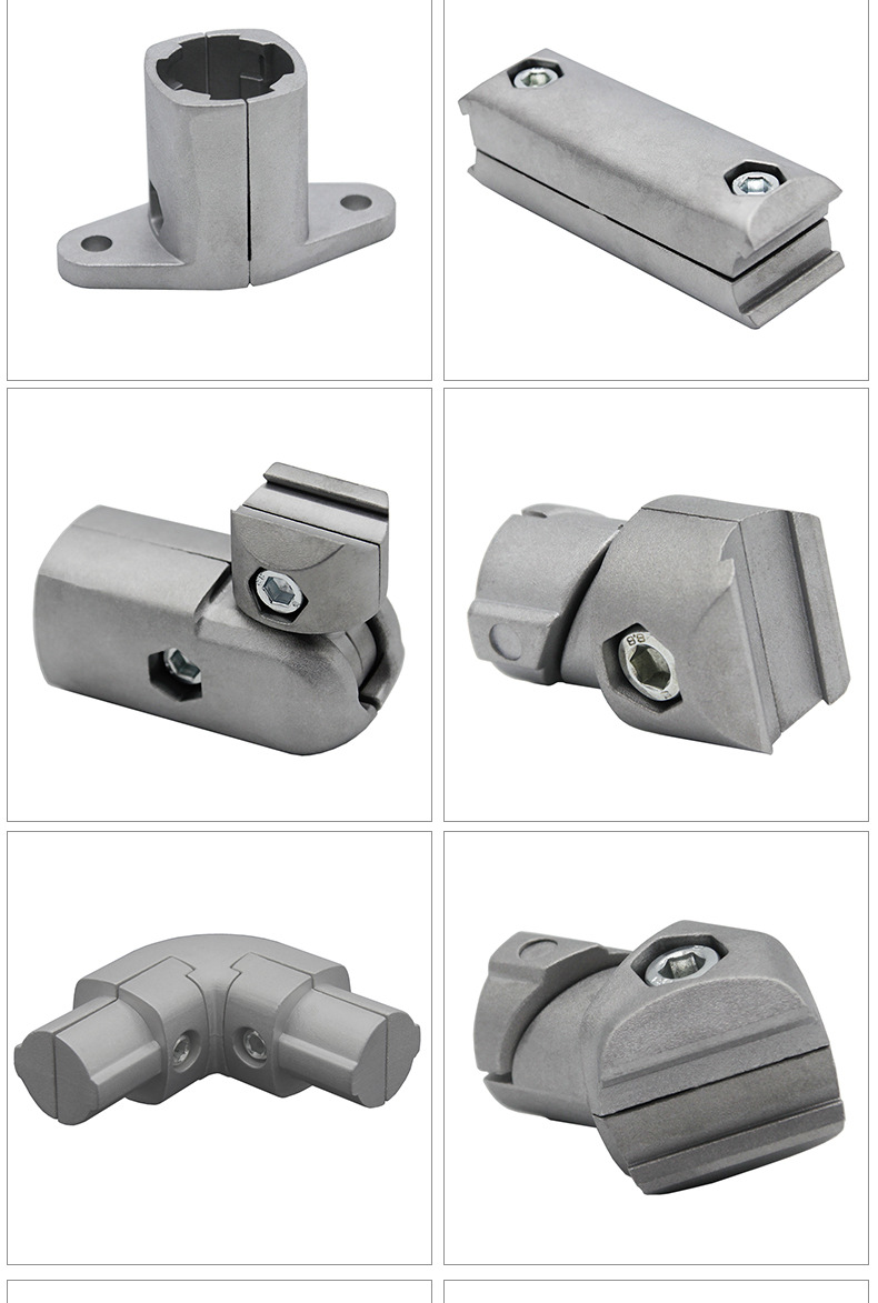 90度外接头dedj28-a90精益管工作台物料周转车手推车货架90度配件