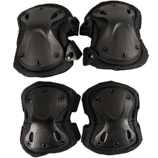 跨境蛙服护具军迷战术护膝护肘 真人cs野战装备护膝 一件代发