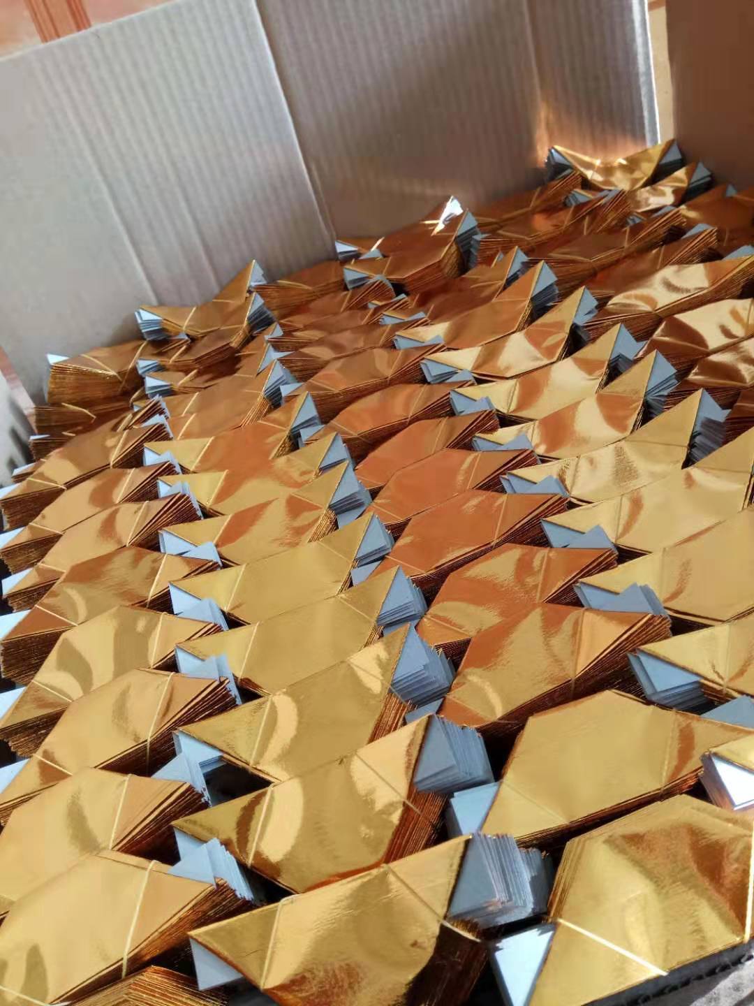 机叠金元宝10*13 金银纸 半成品元宝 4万/箱祭祀纸品