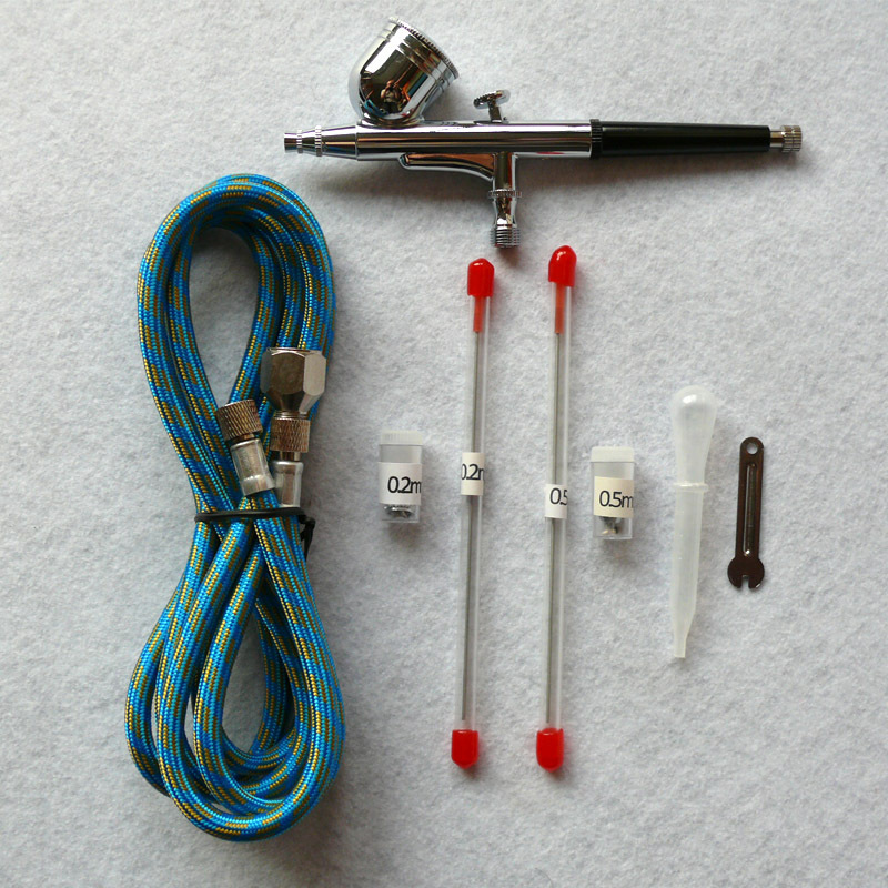 130k喷笔套装0.20.30.5三口径用于模型美容美甲模型上色陶瓷汽修