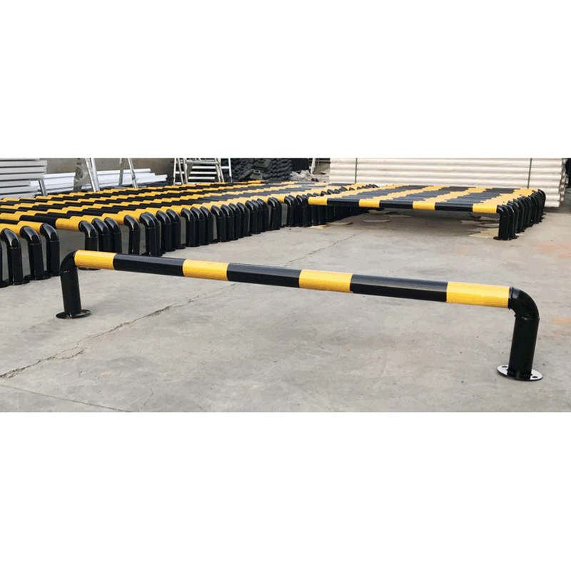 工厂定制 停车场车位防撞栏杆 u型钢管汽车定位器 道路隔离管-阿里巴