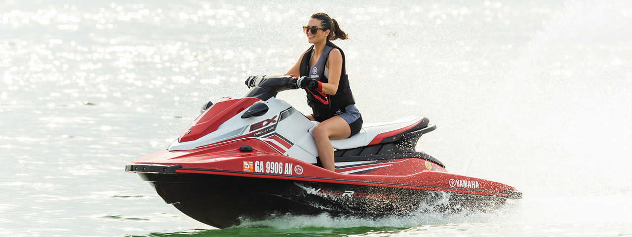 jet ski三人摩托艇ex deluxe(电子倒挡)游艇 快艇 成人水上摩托车