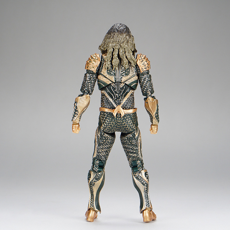 正义联盟英雄正义联盟dc漫画 maf061 海王 亚特兰蒂斯三叉戟手办