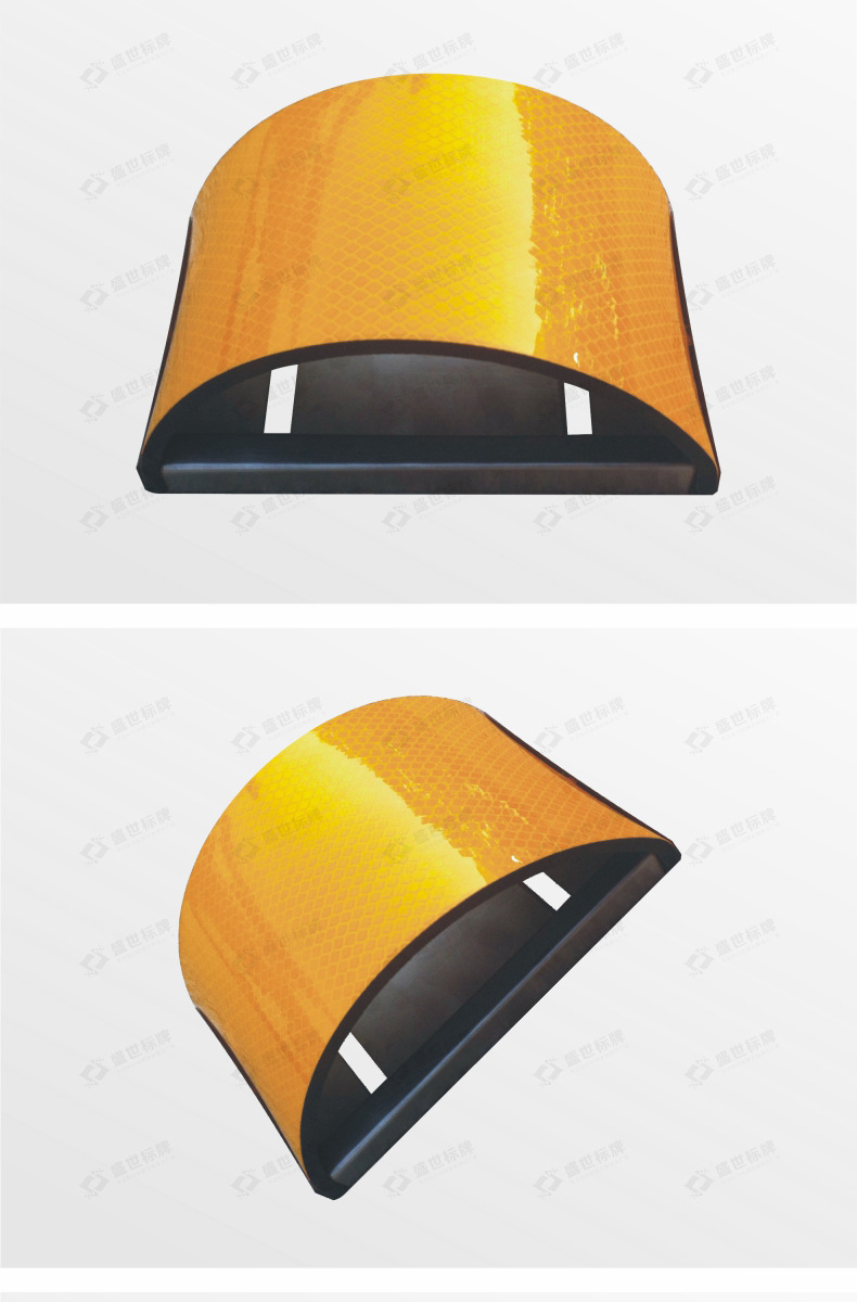 厂家直销煤矿井下巷道轮廓反光标半圆形路标牌交通公道路高速隧道