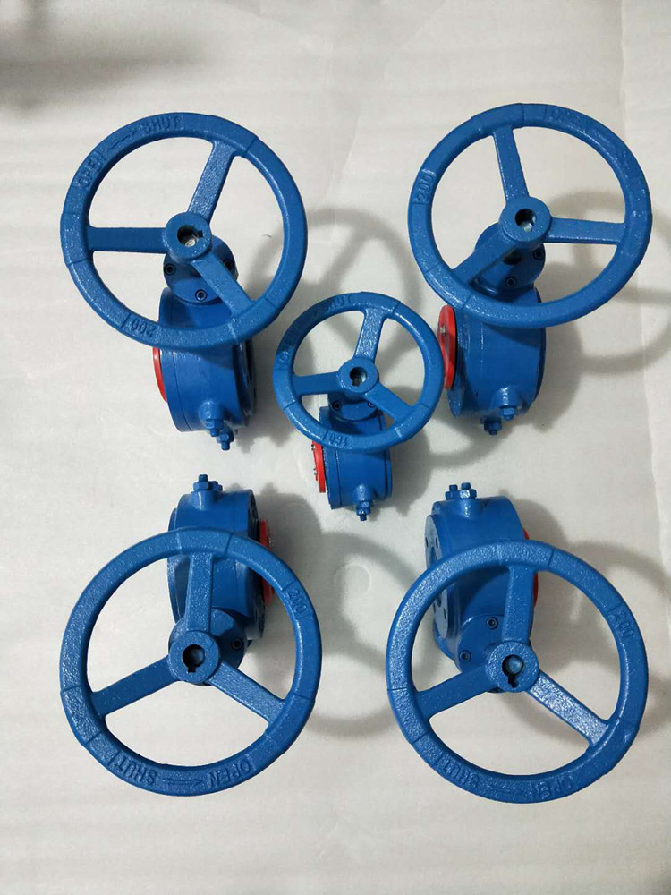 厂家生产蝶阀蜗轮头 手动装置 蜗轮箱手轮机构手轮开关