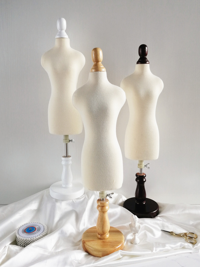 四分之一人台迷你人台模特架1/4人台服装模特橱窗展示婚庆立裁