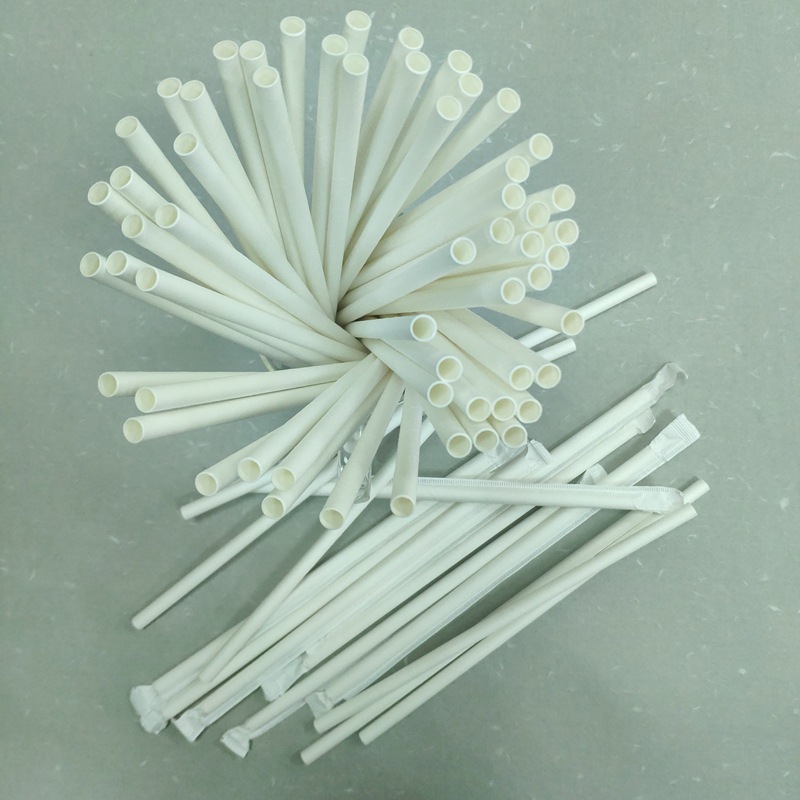 韩纸房厂家直销纸吸管一次性吸管可降解8mm*197mm