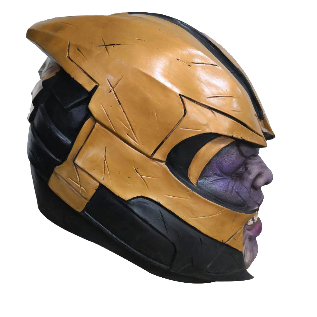 新款灭霸外贸复联4终局之战灭霸乳胶头套面具万圣节漫威周边