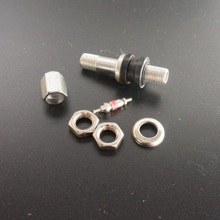 汽车气门嘴tr43e锌合金气门芯气门帽真空胎摩托车气门嘴