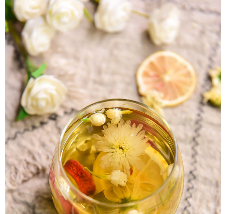 组合茶山楂_包邮花时柠檬荷叶组合茶山楂决明子茉莉花夏季花茶批发代