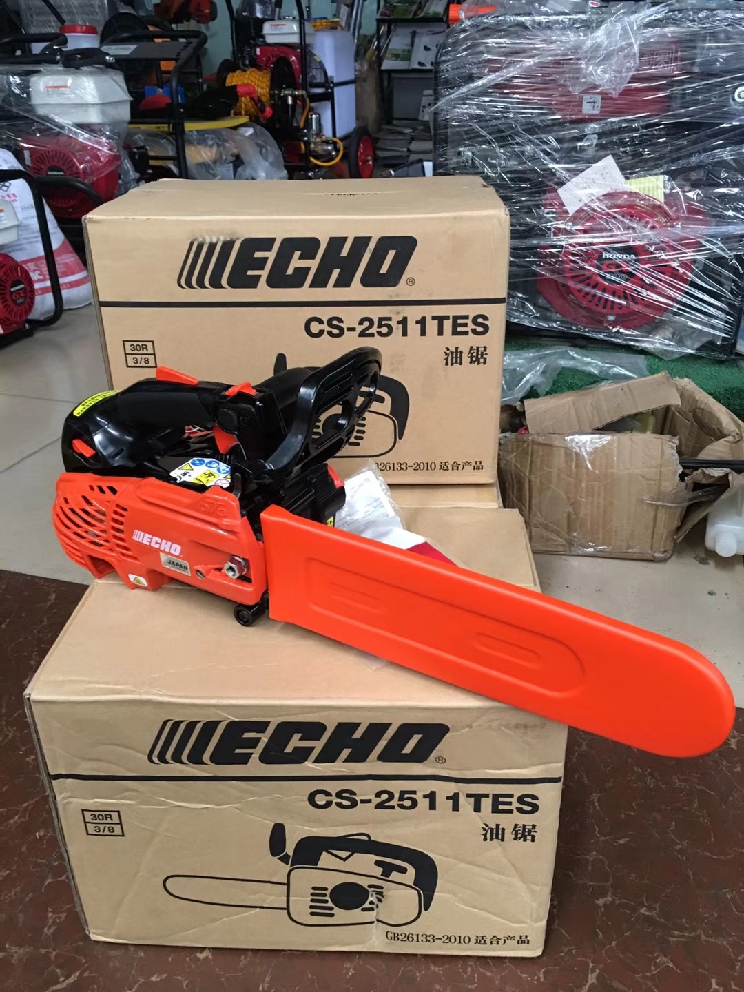 日本进口爱可cs2511tes单把手修枝油锯轻量耐用型修枝专用锯