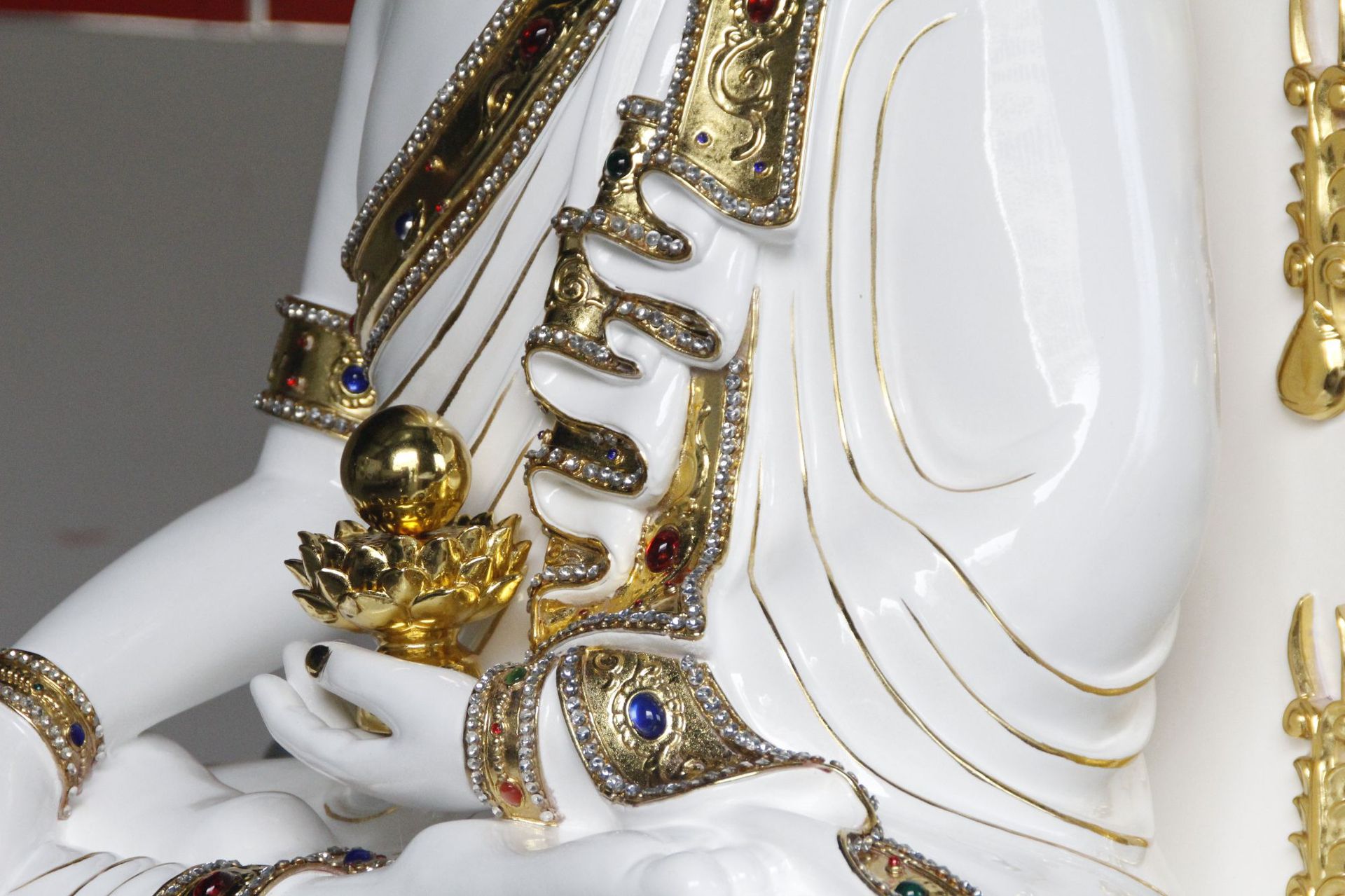 厂家订制110公分玉面佛像如来佛释迦佛药师佛阿弥陀佛供奉摆件