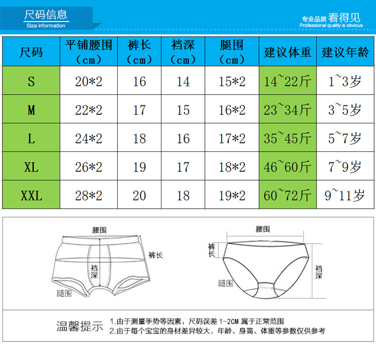 2018新款女童平角裤纯棉儿童内衣内裤女孩全棉短裤宝宝四角裤6088