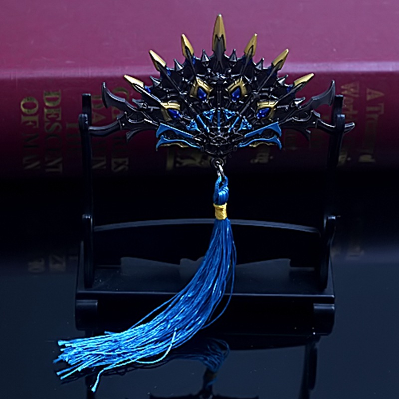 斗罗周边武器唐三孔雀羚扇子合金兵器模型挂件挂饰