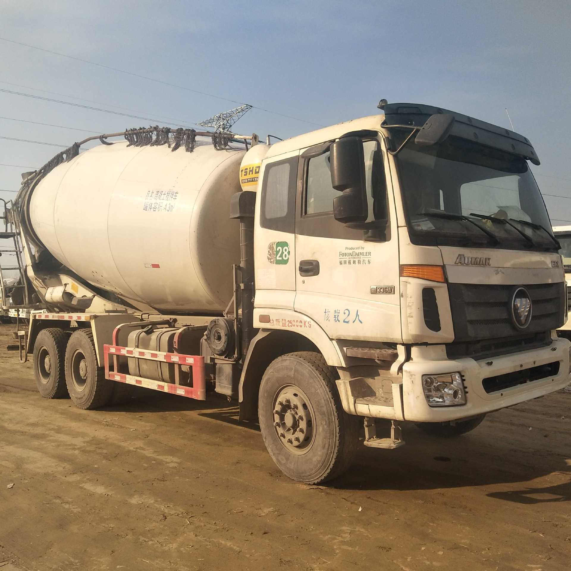 欧曼二手处理搅拌罐运输车