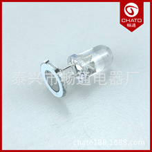 LED草帽灯头二极管小灯泡小电筒带底座灯珠发光玩具小灯珠5mm