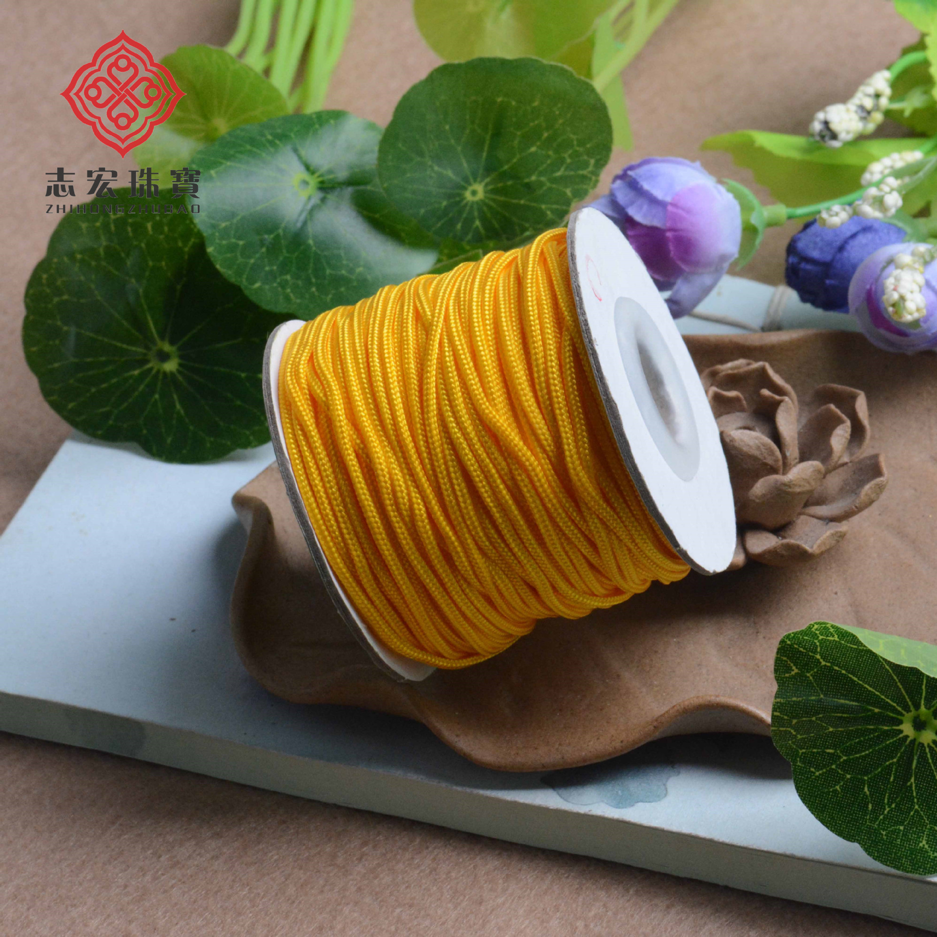 台湾玉线2mmd线 cd线 diy串珠绳 项链手链红绳编织绳批发锦纶线材