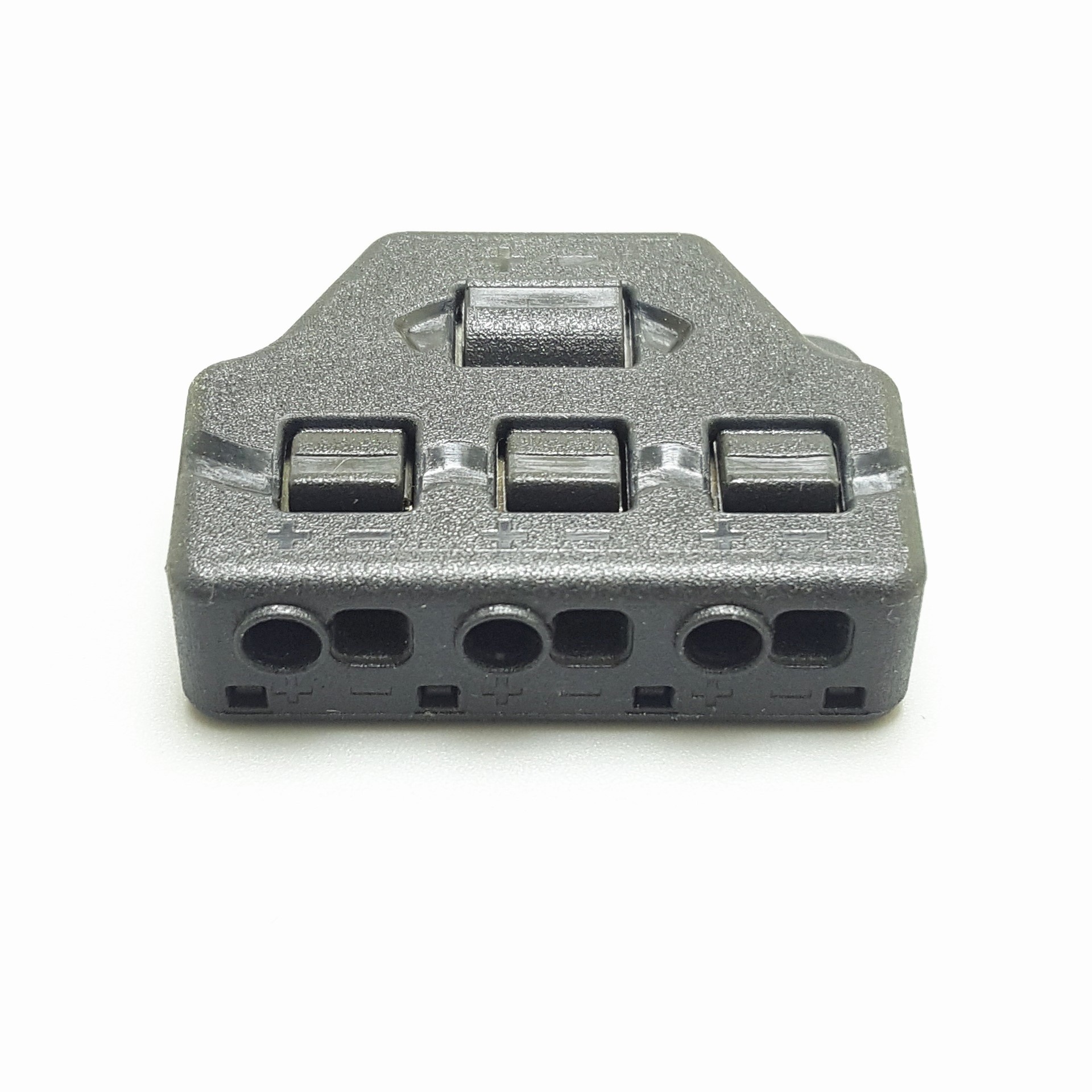 一拖三并联分线器led照明灯具连接器一分三接线端子按压卡式端子