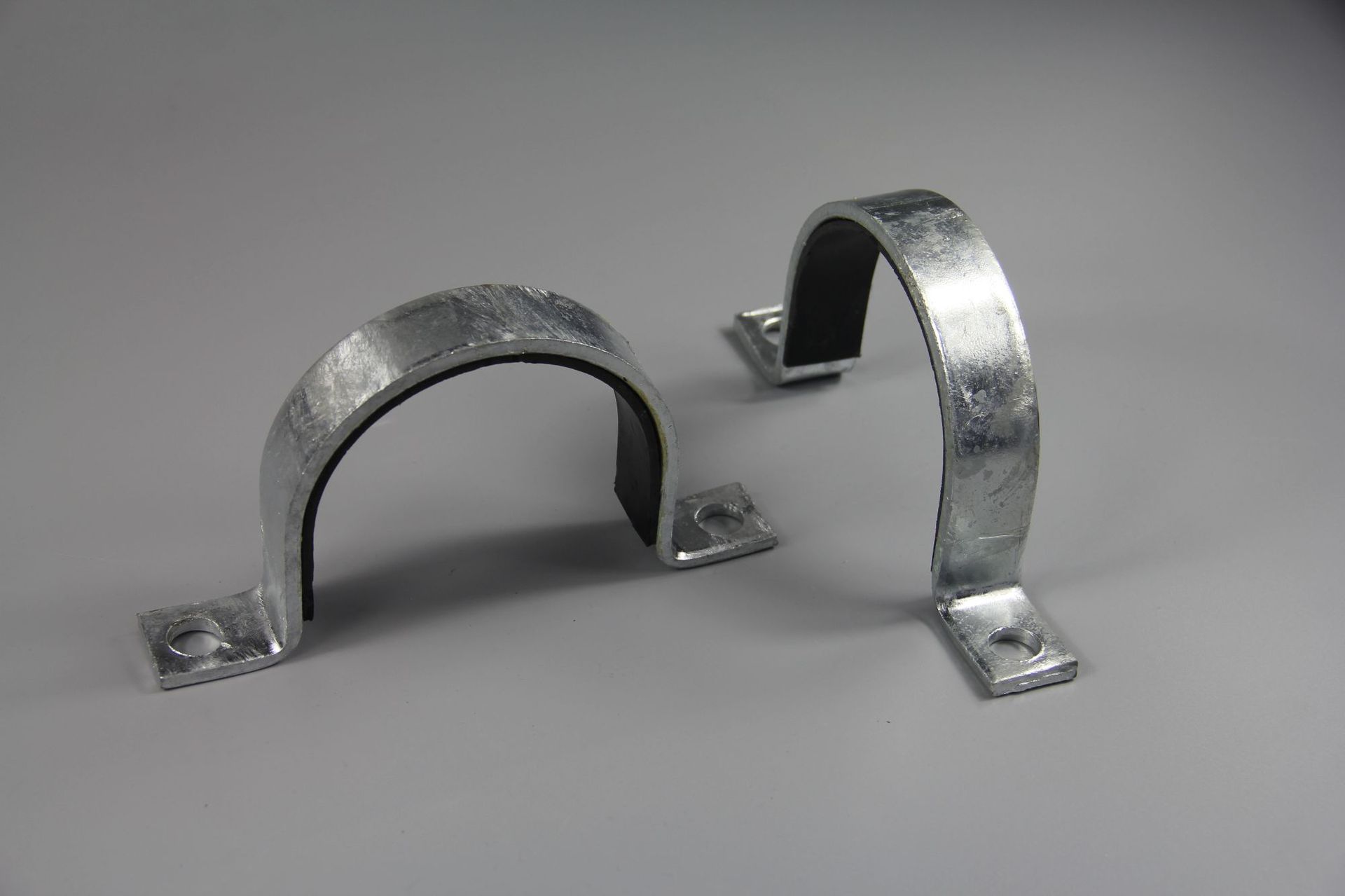 厂家k02双孔单管卡304不锈钢管卡加厚骑马管卡线缆卡子