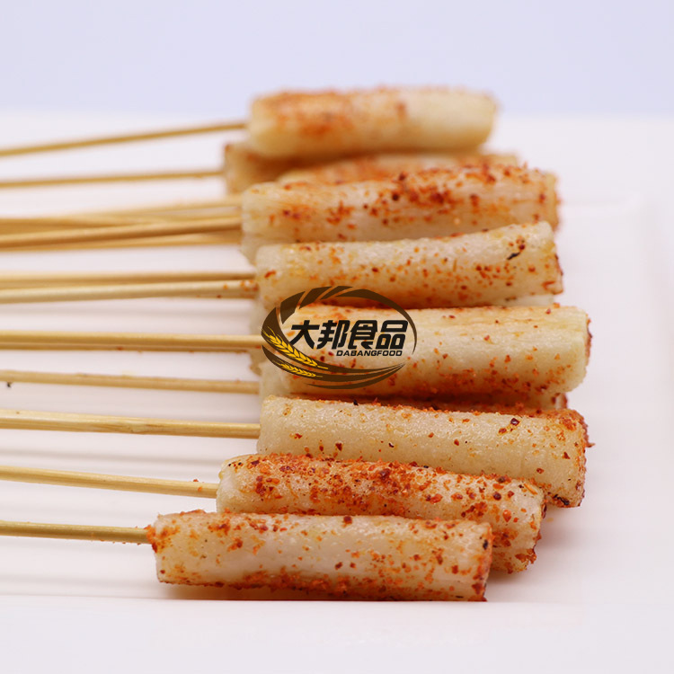 年糕小串100串/袋 手指年糕小串 路边摊铁板油炸小吃烧烤店串串香