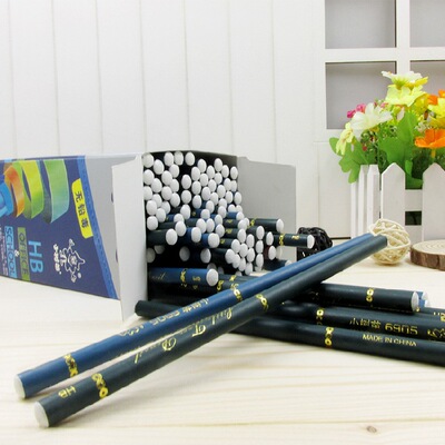 小树苗铅笔100支小学生hb圆形三角笔杆正姿书写无毒防咬笔头铅笔