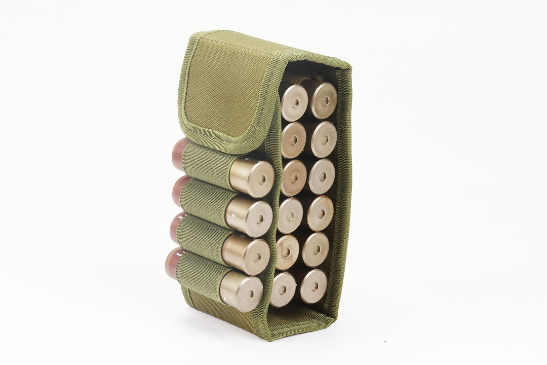 户外军迷狩猎散弹收容包cs野战便携户外16孔袋12g子弹包molle腰包