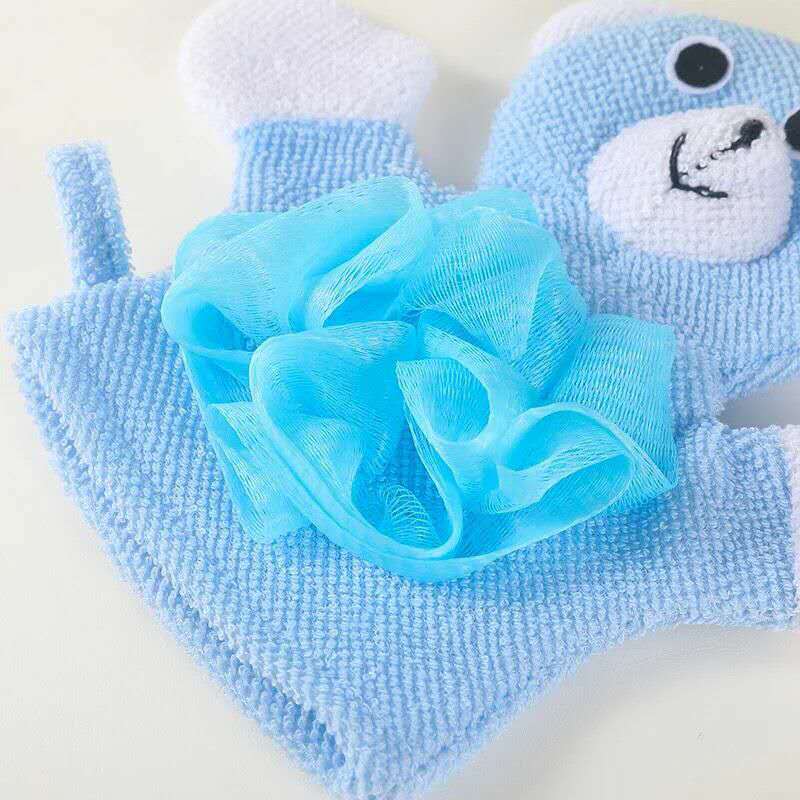 Manufacturer Children's Bath Towel Dual-Use Cartoon Bath Ball Bath Gloves Bath Loofah Foaming Net Artifact Wholesale