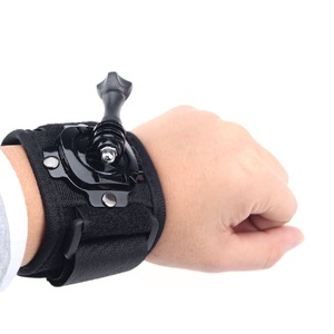GoPro 运动相机配件 360度旋转加宽加厚手臂带 大疆固定式手腕带